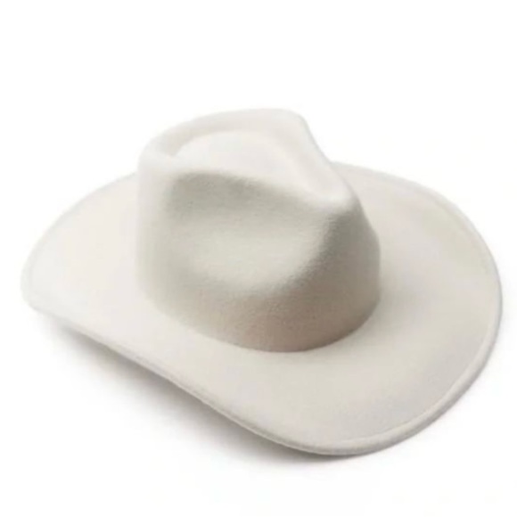 Zara x Barbie Cowboy Hat White Wool Felt - Picture 4 of 5